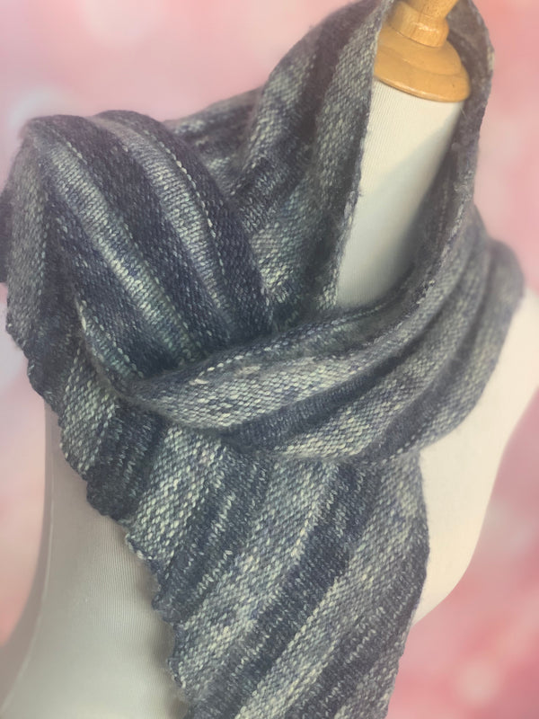 Jade Sapphire | Groovy Shawl Kit | 4 Ply Cashmere | 2 Skein Kit