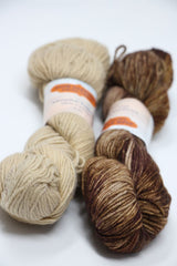 Jade Sapphire | Groovy Shawl Kit | 4 Ply Cashmere | 2 Skein Kit