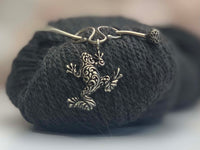 Filagree Tree Frog Charm Shawl Pin (SP85-CRM6)