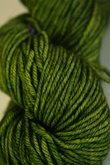 Madelinetosh Tosh DK yarn in Jade color, soft wool yarn for knitting and crocheting projects.