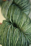 Madelinetosh Tosh DK yarn in Fir Wreath color, soft DK weight wool suitable for knitting and crochet projects.