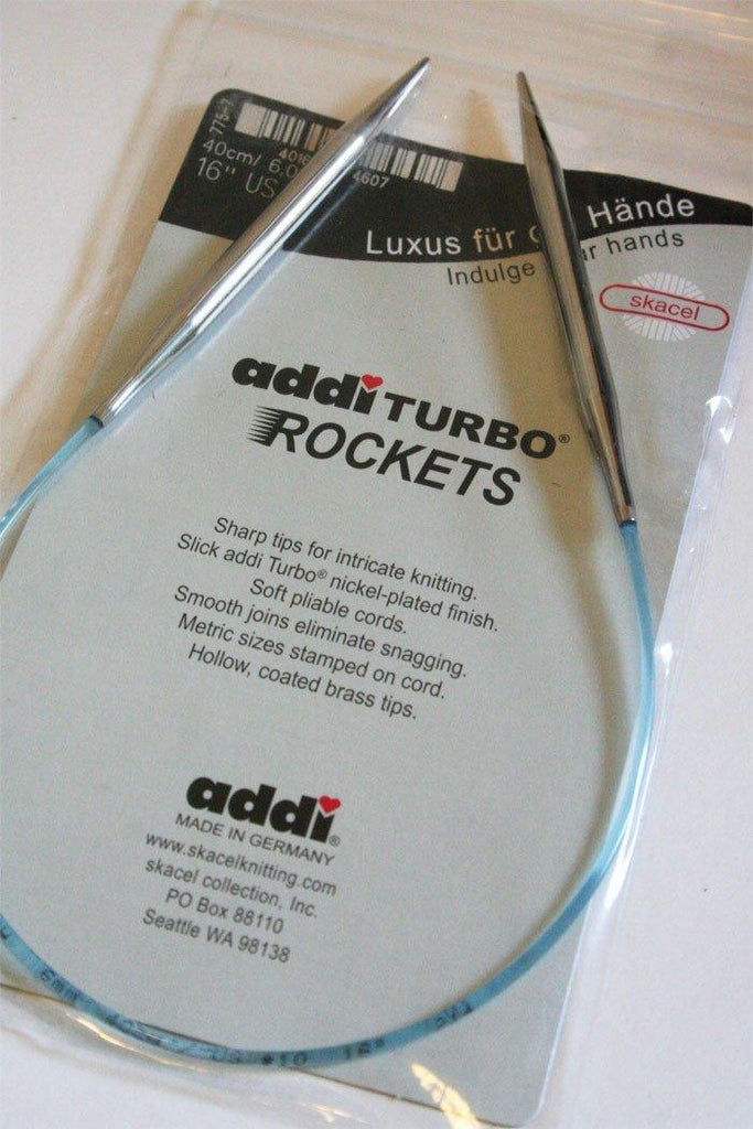 24 inch Addi Turbo Rocket Circular Knitting Needles - US 6, 4mm