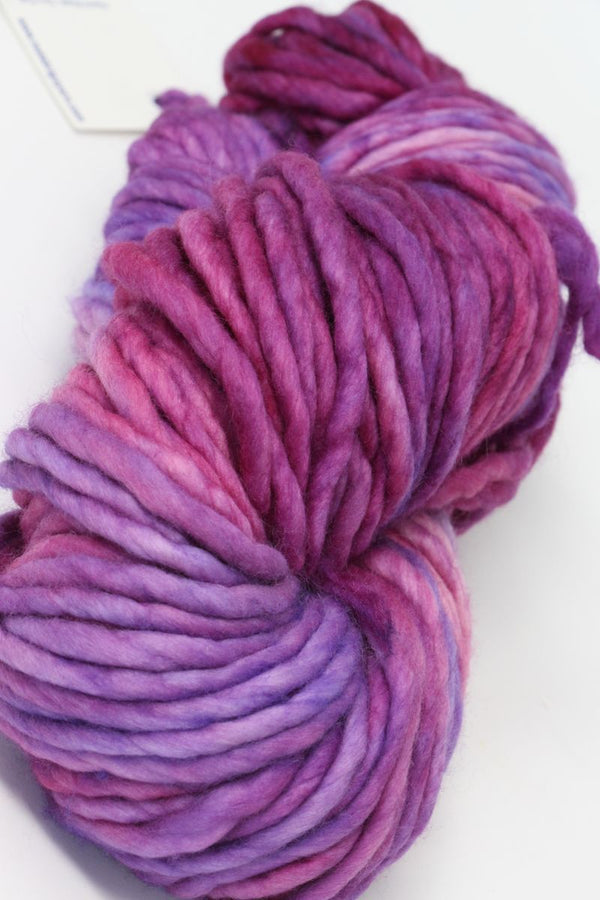 Malabrigo Rasta Merino Wool Yarn in Baya Electrica color, showcasing vibrant, thick, and soft hand-dyed yarn for knitting or crochet.