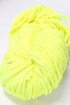 Malabrigo Rasta merino wool yarn in vibrant Fluoro colorway, showing thick, soft textured skein for knitting or crochet projects.