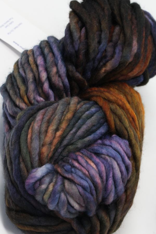 Malabrigo Rasta merino wool yarn in Soriano color, showcasing thick, soft, hand-dyed yarn for knitting and crochet projects.