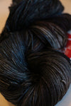 Zen Yarn Garden Serenity 20 fingering weight yarn in Stardust color, showcasing soft, variegated fiber with subtle shimmer.