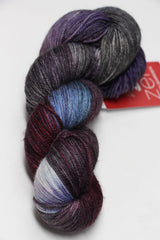 Fingering weight yarn Zen Yarn Garden Serenity 20 in Diamond Dust colorway, showcasing soft, luxurious fibers and vibrant hue.